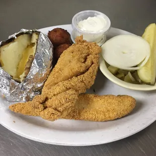 2 piece fish Dinner
