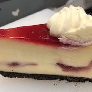 Cheesecake White Choc Raspberry or try a Salted Caramel. Call ahead for other selections