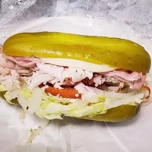Pickle Sandwich you pick what you want on it