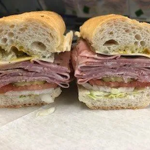 Admiral loaded ham, salami, mortadella, bologna, Provolone
