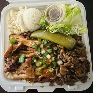 Chicken &amp; Beef Plate!