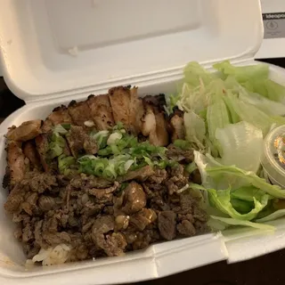 Chicken and Beef Bowl