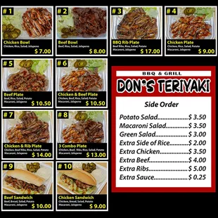 New Menu Prices Starting April 1st 2021