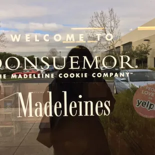 a woman looking out the window