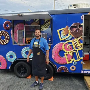 Dominic, the owner. Super chill guy. Come support him!
