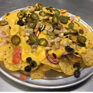 Chicken nachos