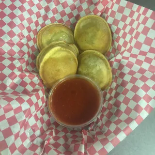 Fried Ravs with Homemade Sauce