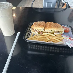 La Burquea#14 with a Large Horchata