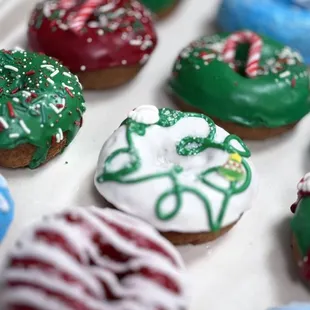 a variety of doughnuts