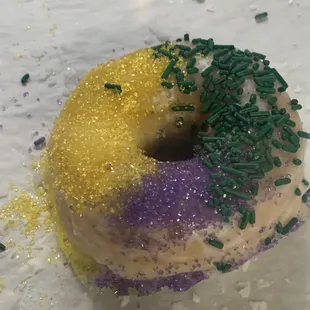 Mardi Gras Donut