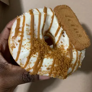 Biscoff donut