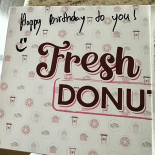 Birthday wishes! So kind.
