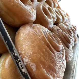 Racks On Racks On Racks!! Fresh donuts made daily!!!
