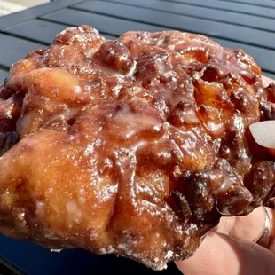 Perfect mini apple fritter.