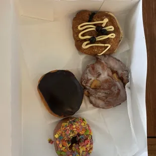 What's left of the We Pick - 1/2 Dozen Mixed Donuts