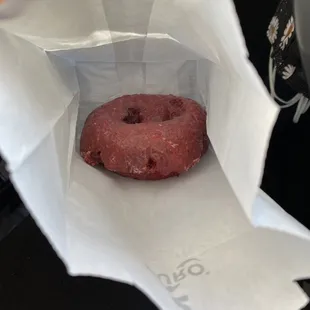 Red velvet donut