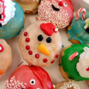 Christmas donuts