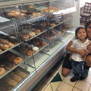Different variety of donuts makes our kids happy.