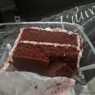 Red velvet sliced cake