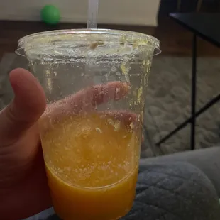 Fresh orange juice for $5so refreshing