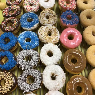 a variety of doughnuts