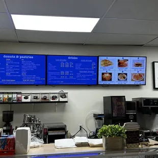 Menu. Breakfast croissant is a must.