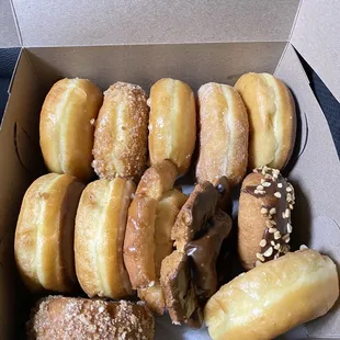 a box of assorted donuts