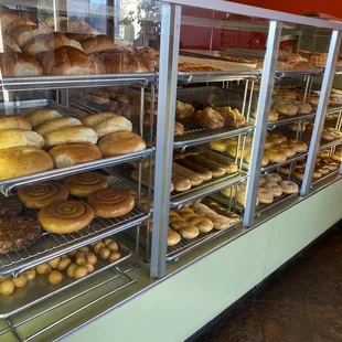 a variety of baked goods