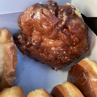 Giant apple fritters