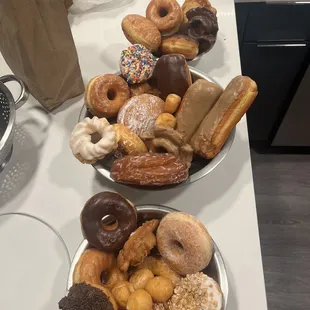 Big selection of donuts!