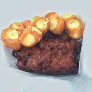 Apple Fritter and Donut Holes