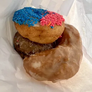 Sprinkle, Blueberry, and Buttermilk.