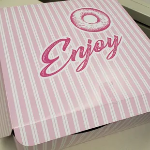 Cute pink box