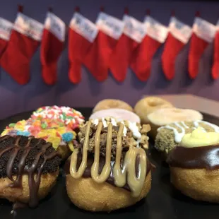 Creative donuts and holiday cheer!