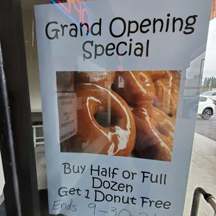 Grand opening special