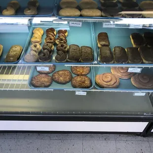 a variety of baked goods