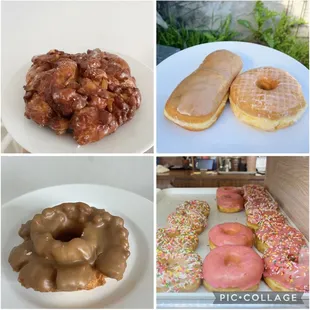 Mmmmm....a good Apple fritter and glazed!