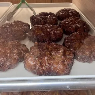 Sweet and crunchy Apple Fritter Large Donut