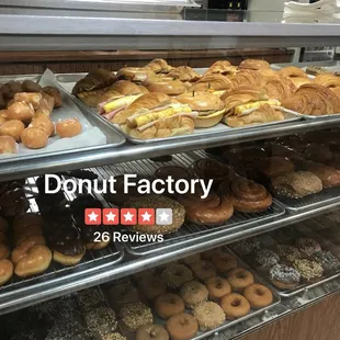 Huge breakfast sandwiches