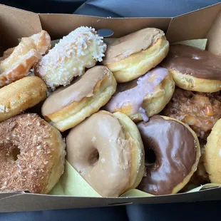 Delicious donut assortment!