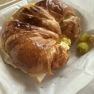 Turkey, Egg, and Cheese Croissant