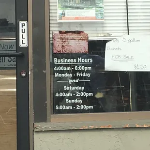 business hours and hours