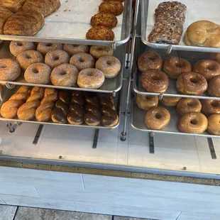 a variety of donuts