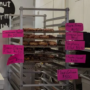 Classic donuts and prices