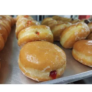 YUMMY STRAWBERRY FILLED DONUT