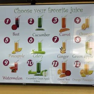 New drinks. Watermelon my fave