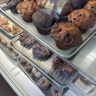 a variety of baked goods