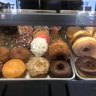 donuts, food, dough desserts