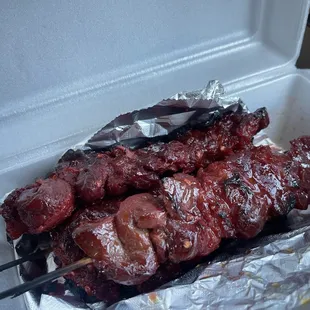 Sach ko jakak (Cambodian beef sticks)