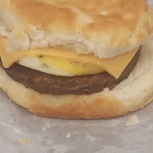 Sausage Egg Cheese Biscuit